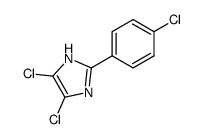 4,5-dichloro-2-(4-chlorophenyl)-1H-imidazole结构式