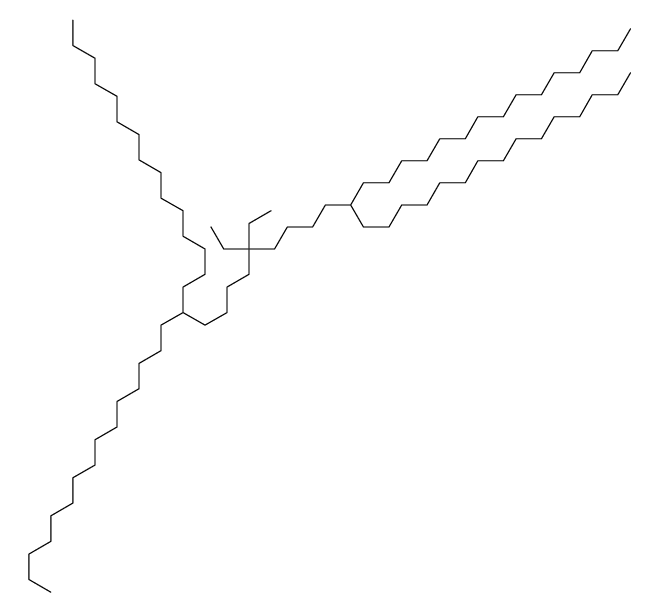 21,21-diethyl-16,26-di(pentadecyl)hentetracontane Structure