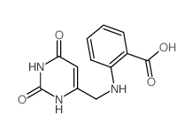 2-[(2,6-dioxo-3H-pyrimidin-4-yl)methylamino]benzoic acid structure