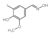 Benzaldehyde, 4-hydroxy-3-iodo-5-methoxy-, oxime picture