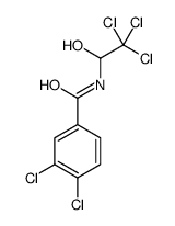 3,4-dichloro-N-(2,2,2-trichloro-1-hydroxyethyl)benzamide structure