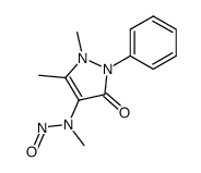 4-(N-methyl-N-nitroso)aminoantipyrine structure