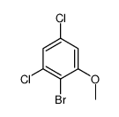 2-bromo-1,5-dichloro-3-methoxybenzene Structure