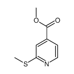 methyl 2-methylsulfanylpyridine-4-carboxylate结构式