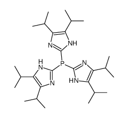 tris[4,5-di(propan-2-yl)-1H-imidazol-2-yl]phosphane结构式