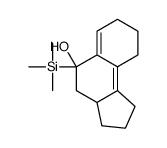 5-trimethylsilyl-1,2,3,3a,4,7,8,9-octahydrocyclopenta[a]naphthalen-5-ol结构式