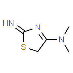4-Thiazolamine,2,5-dihydro-2-imino-N,N-dimethyl-(9CI) Structure