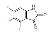 4,5,6-TRIFLUOROINDOLINE-2,3-DIONE Structure