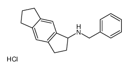 N-benzyl-1,2,3,5,6,7-hexahydro-s-indacen-1-amine,hydrochloride Structure