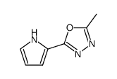 methyl-5 (pyrrolyl-2)-2 oxadiazole-1,3,4结构式