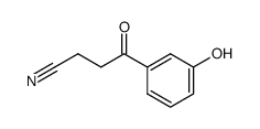 β-cyano-m-hydroxypropiophenone结构式