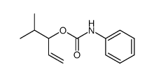 N-(1-isopropylallyloxycarbonyl)aniline结构式