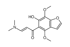 (E)-3-(dimethylamino)-1-(6-hydroxy-4,7-dimethoxybenzofuran-5-yl)prop-2-en-1-one Structure