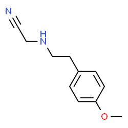 Acetonitrile, [[2-(4-methoxyphenyl)ethyl]amino]- (9CI) structure