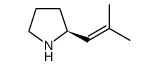 Pyrrolidine, 2-(2-methyl-1-propenyl)-, (-)- (9CI) structure