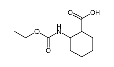 2-ethoxycarbonylamino-cyclohexanecarboxylic acid Structure