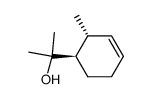 methyl-3 dimethylcarbinol-4 cyclohexene trans Structure