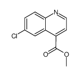 6-chloro-4-methoxycarbonylquinoline Structure
