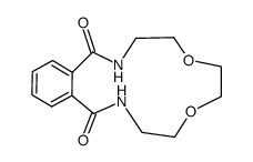 cyclic oxaethyl diamide of phthalic acid Structure