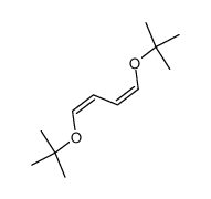 (1Z,3Z)-1,4-di-tert-butoxy-1,3-butadiene Structure
