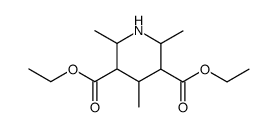 2,4,6-trimethyl-piperidine-3,5-dicarboxylic acid diethyl ester Structure