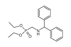 diethyl 1-(diphenylmethylamino)methylphosphonate结构式