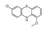 7-chloro-1-methoxy-10H-phenothiazine结构式