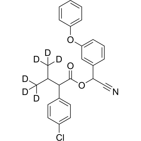 Fenvalerate-d6结构式