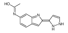 N-[2-(1,2-dihydropyrazol-3-ylidene)indol-6-yl]acetamide结构式