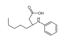 (3S)-3-anilinooctanoic acid Structure