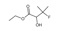 Butanoic acid,3-fluoro-2-hydroxy-3-methyl-,ethyl ester Structure