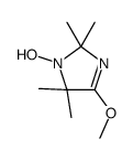1-hydroxy-4-methoxy-2,2,5,5-tetramethylimidazole Structure