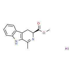 (S)-methyl 1-methyl-4,9-dihydro-3H-pyrido[3,4-b]indole-3-carboxylate hydroiodide Structure