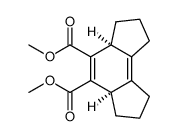 dimethyl 1,2,3,3a,5a,6,7,8-octahydro-as-indacene-4,5-dicarboxylate Structure