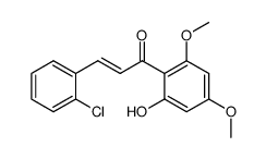 2-CHLORO-4',6'-DIMETHOXY-2'-HYDROXYCHALCONE structure