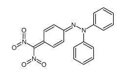 4-dinitromethylene-cyclohexa-2,5-dienone-diphenylhydrazone Structure