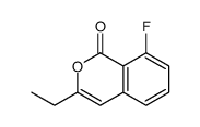 3-Ethyl-8-fluoro-1H-isochromen-1-one Structure
