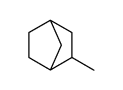 exo-2-methyl-Bicyclo(2.2.1)heptane结构式