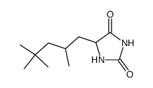 5-(2,4,4-trimethyl-pentyl)-imidazolidine-2,4-dione Structure