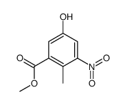 methyl 5-hydroxy-2-methyl-3-nitrobenzoate Structure