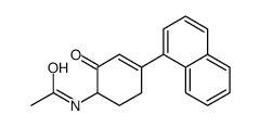 N-(4-naphthalen-1-yl-2-oxocyclohex-3-en-1-yl)acetamide结构式