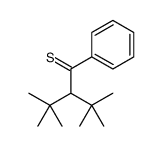 2-tert-butyl-3,3-dimethyl-1-phenylbutane-1-thione Structure