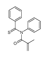 N-(benzenecarbonothioyl)-2-methyl-N-phenylprop-2-enamide结构式