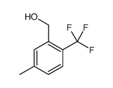 5-METHYL-2-(TRIFLUOROMETHYL)BENZYL ALCOHOL结构式