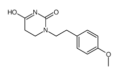 1-[2-(4-methoxyphenyl)ethyl]-1,3-diazinane-2,4-dione结构式