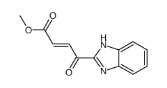 methyl 4-(1H-benzimidazol-2-yl)-4-oxobut-2-enoate Structure