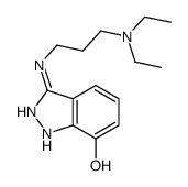 3-[3-(diethylamino)propylamino]-1H-indazol-7-ol Structure