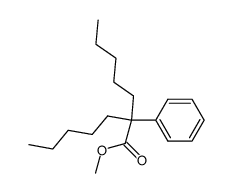 methyl 2-pentyl-2-phenylheptanoate结构式