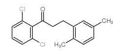 2',6'-DICHLORO-3-(2,5-DIMETHYLPHENYL)PROPIOPHENONE结构式