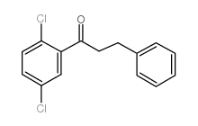 2',5'-DICHLORO-3-PHENYLPROPIOPHENONE Structure